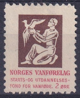 NORGES VANFØRELAG STARTS-OG UTDANNELSES FOND FOR VANFØRE 2 ØRE - Used Stamps
