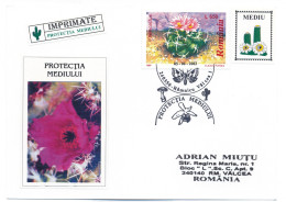 COV 64 - 684 CACTUSSES, Romania - Cover - Used - 2003 - Cactus