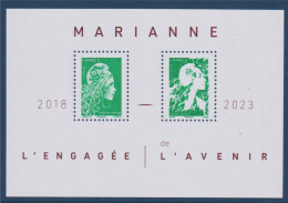 Marianne De L'Avenir Et Marianne L'Engagée Bloc Neuf De 2 à 1.29€ Chaque Timbre - 2023-... Marianne De L’avenir