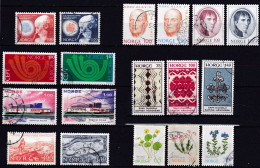 NO087 – NORVEGE - NORWAY – 1973 – FULL YEAR SET – Y&T # 614/31 USED 15,70 € - Usados