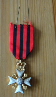 Médaille Décoration Pompiers Belgique - Firemen