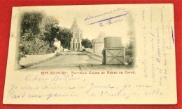 BONSECOURS  - Nouvelle église Et Route De Condé -  1902 - Péruwelz