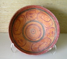 Pre-Columbian Mayan Polychrome Pottery Bowl - Archeologie