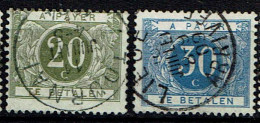 TX 3/4  Obl  Tournai Et Liége Arrivée - Timbres