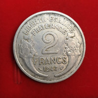 1947 - 2 Francs Morlon Aluminium-magnésium - France - 2 Francs