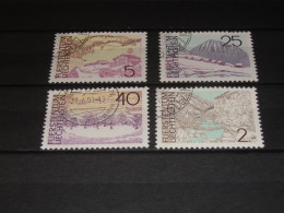 LIECHTENSTEIN   SERIE  596-599  GEBRUIKT (USED) - Oblitérés