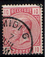 38  Obl  MIDI 6  + 15 - 1883 Leopold II