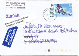 Switzerland Cover FELDPOST ?? Zellerndorf 15-2-2003 Sent To Germany - Cartas & Documentos