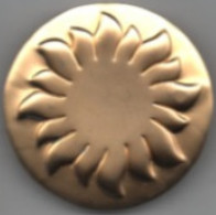 Broche Soleiad   45 Mm  Laiton Doré - Spille