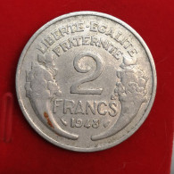 1948 - 2 Francs Morlon Aluminium-magnésium - France - 2 Francs