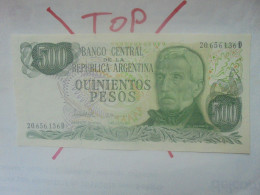 ARGENTINE 500 PESOS 1977-82 Neuf (B.33) - Argentina