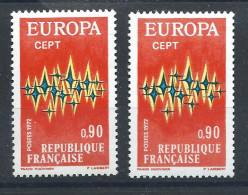 France N°1715a** (MNH) 1972 - Variété étincelle Décalées - Neufs