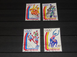 LIECHTENSTEIN   SERIE  651-654  OLYMPISCHE SPELEN   GEBRUIKT (USED) - Used Stamps