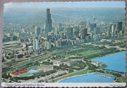 USA UNITED STATES CHICAGO SKYLINE LAKE MARINA KARTE CARD POSTCARD CARTE POSTALE ANSICHTSKARTE CARTOLINA POSTKARTE - Atlanta