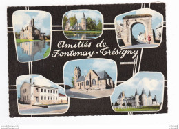 77 FONTENAY TRESIGNY N°771769 En 1972 Châteaux Eglise Poste Porte - Fontenay Tresigny