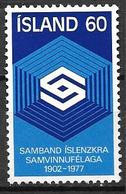 Islande 1977 N° 478 Neuf ** MNH Sociétés Coopératives - Ungebraucht