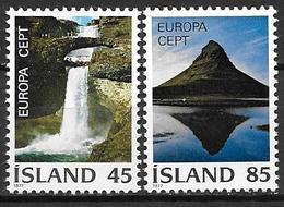 Islande 1977 N° 475/476 Neufs ** MNH Europa Paysages - Neufs