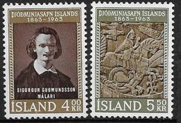 Islande 1963 N° 323/324  Neufs ** MNH Musée National - Ongebruikt