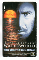 Cinéma Waterwirld - Kevin COSTNER Movie Télécarte Japon Vidéo-cassettee Phonecard  ( D 1011) - Film