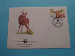 WWF World Wildlife Fund > Official FDC 1984 > ACCRA-GHANA ( See Scans For Detail ) ! - Ghana (1957-...)