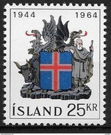 Islande 1964 N° 335  Neuf ** MNH 20 Ans De La République - Nuevos