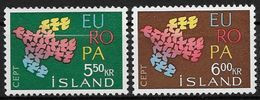 Islande 1961 N° 311/312  Neufs ** MNH Europa - Neufs