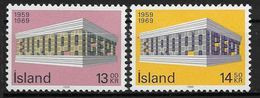 Islande 1969 N° 383/384  Neufs ** MNH Europa - Nuovi