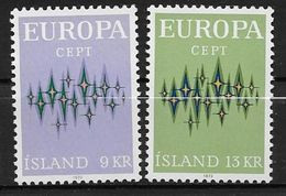 Islande 1972 N° 414/415  Neufs ** MNH Europa - Ongebruikt