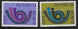 Islande 1973 N° 424/425  Neufs ** MNH Europa - Unused Stamps