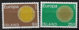 Islande 1970 N° 395/396  Neufs ** MNH Europa - Neufs