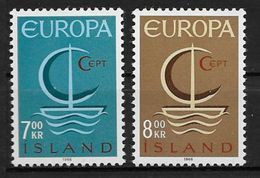 Islande 1966 N° 359/360  Neufs ** MNH Europa - Neufs