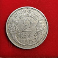 1958 - 2 Francs Morlon Aluminium-magnésium - France - 2 Francs
