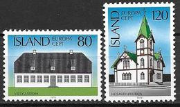 Islande 1978 N° 483/484 Neufs ** MNH Europa Monuments - Neufs