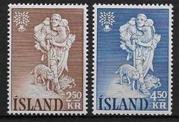 Islande 1960 N° 299/300  Neufs ** MNH Année Du Réfugié - Ungebraucht