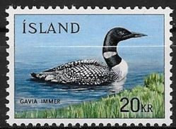 Islande 1967 N° 363  Neuf ** MNH Oiseau Canard Plongeon Du Nord - Neufs