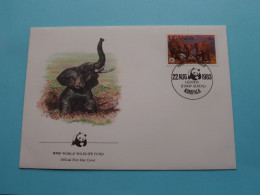 WWF World Wildlife Fund > Official FDC 1983 > UGANDA Kampala ( See Scans For Detail ) ! - Ouganda (1962-...)