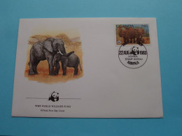 WWF World Wildlife Fund > Official FDC 1983 > UGANDA Kampala ( See Scans For Detail ) ! - Ouganda (1962-...)