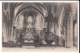 Carte France 60 - Estrées St Denis -Le Choeur De L'Eglise- Prix Fixe - Estrees Saint Denis