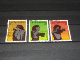 LIECHTENSTEIN   SERIE  725-727   GEBRUIKT (USED) - Oblitérés