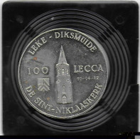 100 LECCA 1982 LEKE-DIKSMUIDE - Tokens Of Communes