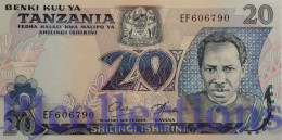 TANZANIA 20 SHILINGI 1978 PICK 7b UNC - Tansania