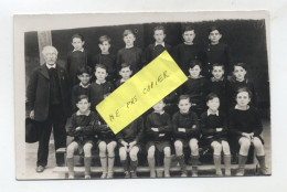 32 - VIC FEZENSAC - Carte Photo De Classe 1934 - Instituteur Z.Baqué   - - Vic-Fezensac