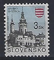 Slovakia 1994  Cities; Bansca Bystrica (o) Mi.206 - Usados