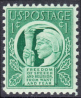 !a! USA Sc# 0908 MNH SINGLE (a2) - Freedom - Unused Stamps