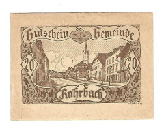 **notgeld   Austria  Rodhrbach  30+50 Heller   841b  Cat Val 2,00 Euro - Oesterreich