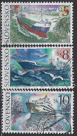 Slovakia 1994  Ships (o) Mi.213-215 - Gebruikt