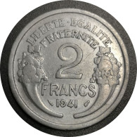 1941 - 2 Francs Morlon Aluminium-magnésium - France [KM#886a] - 2 Francs