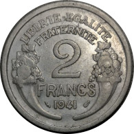 1941 - 2 Francs Morlon Aluminium-magnésium - France [KM#886a] - 2 Francs