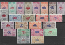 Timbres Belgique CHEMIN DE FER TR213/35XX - Andere & Zonder Classificatie