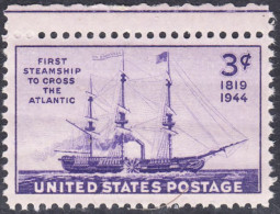 !a! USA Sc# 0923 MNH SINGLE W/ Top Margin - Steamship - Ongebruikt